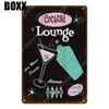 Cocktail Lounge Metal Tin Signs Beer Bar Party Decor Club Metal Crafts Home Decor Vintage Painting Plaques Art Poster Dinner room man cave poster size 30X20cm