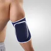 Fitness Elbow Brace Pad Sticked Sponge Sleeve för tyngdlyftning av basket Yoga Pilates Volleyball Workout Kne Pads