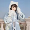 Etnik Giyim Ming Hanedanlığı Geliştirilmiş Hanfu Kadın Kostüm Geleneksel Çin Yılı Kış Sıcak Kalınlaşma Kısa Ceket Elbise