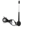 72-868Mhz Indoor HD DTMB Telescopic TV Antenna Car FM Radio Antenna 15dBi High Gain with F Male Connector