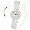 전체 다이아몬드 시계 여성 Desiger 럭셔리 브랜드 숙녀 손목 시계 골드 여성 시계 크리스탈 여성 손목 시계 Reloj Mujer 210527