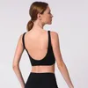 Kobiety Tops Tees Tanks Camis Yoga Kamizelka Fitness Sporty Bieganie Szkolenia Wstrząsy Bielizna Bez Rękawów Bra Black