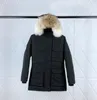 冬のデザイナーダウンパーカスクラシックメンズ女性パフジャケットコートスタイリッシュな毛皮のフード付きジャケットコート厚いパーカーホムユニセックスアウトドアストリートウェア