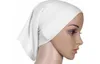 2019 Neueste islamische muslimische Frauen Kopfschalte Baumwolle Unterstrich Hijab Cover Headwrap Bonnet Plain Hijabs