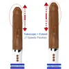 NXY Vibrators New Skin Realistic Dildo Rabbit Vibrator for Women Rotation Masturbator Sex Toys Woman Products Female Masturbation Cock 1119