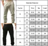 Mens Linen Straight Leg Trousers Elastic Waist Retro Summer Casual Yoga Pants G0104