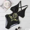 High Quality One Piece Bikini Swimwear Women 2020 Sexy V Neck Print Swimsuit Female Summer New Backless Bathing Suit Brazilian Biq2417000