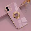 IPhone-hoesje 12Pro 11PROMAX Solid Color Electroplating Anti-Fall Protective Cover