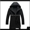 Mengsels Mens Wollen Winter Mannelijke Business Casual Hooded Wol Pea Jas Mannen Merk Overjok Casaco Masculino BG18121 KFWLF CIXC2