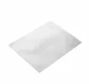 2021 7 * 10 cm, 200 pièces sac plat en papier d'aluminium blanc-sac chaud en plastique pour graines/riz, sac uni en plastique mylar métallique pour grains de café