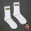 Rhude Simple Letter High Quality Cotton European American Street Trend Socks Men and Women Couple In-tubeyw40