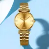 Hannah Martin inteiro Rosa Gold Wrist Watch para mulheres moda relógios de quartzo luxo design clássico relógios de pulso à prova d'água