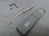 Высокая овчина замороженная кожаная автомобиль Mogo M Logo -KeyChain Keyring держатель клавиши клавиш подходит для BMW M Car Key Case4932578