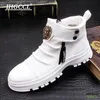 New Martin Love High End Boots Anti-Wrinkle Gang Wedding Shoes Punk Comfort Shoe Chaussure Homme Cowboy Motorcycle Work Safet Boot A23