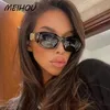 Occhiali da sole Fashion Unisex Glaases Small Ladies Vintage Rectangle Shades For Women Female Sunglass 2022 Trend