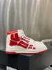 2021 SKEL-TOP Sneakers Luxus-Designer-Herren-Frühlingsschuhe, Obermaterial aus Leder mit Skelettapplikation, EVA-Fußbett, Low-Top-High-Top-Sneaker, modische Top-Qualität 38-45