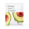 BIOAQUA Gurken-Centella-Honig-Avocado-Feuchtigkeits-Gesichtsmaskenblatt, Granatapfel-Aloe-Pflanzenmasken
