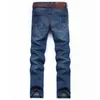 الرجال القطن مستقيم الكلاسيكية جينز ربيع الخريف الذكور الدينيم السراويل وزرة مصمم الرجال الجينز جودة عالية x0621