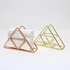 Tissue Boxes & Napkins 1Pc Nordic Iron Napkin Holder Restaurant Dinner Table Storage Rack Paper Towel Dispenser