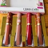 12 pièces maquillage de noël brillant à lèvres rouge à lèvres la douce odeur friandises liquéfié fondu mat 4 couleurs ensemble cadeau 1529307