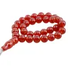 ペンダントネックレス066Cイスラム教徒12mm / 0.47 "クリスタルストーンTasbih 33ロザリオビーズイスラム教の祈りのZikr Namaz Musbaha Ramadanギフト複数色