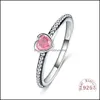 結婚指輪ジュエリーレアル925女性ホワイトレッドダイヤモンドレディースエンゲージメントギフトドロップデリバリー2021 Eansb
