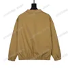 21ss męskie projektanci kurtki list żakardowe ubrania dwustronne nosić płaszcze odzież wierzchnia z kapturem mężczyzn odzież bawełniana czarny biały żółty xinxin