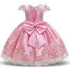 Filles Princesse Enfants Robes pour Filles Tutu Dentelle Fleur Brodée Robe De Bal Bébé Filles Vêtements Enfants Robe De Fête De Mariage 52 Y2