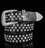 simon genuine leather men bling belts with rhinton012374060954977019