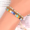 Go2boho tila armband för kvinnor 2021 mode miyuki pärlstav multilayer kedja armband smycken bohemiska smycken gåva pulseras