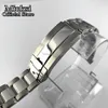 20mm 316L Solid Stainless Steel Watch Band Folding Buckle Mens Strap