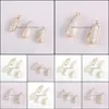 Charms Sieraden Bevindingen Componenten Natuurlijke Irregar Pearl Shell Connector Mode DIY Armband Ketting Charm Maken 1pcs Drop Delivery 202