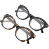 تصميم فاخر للنساء على شكل فراشة Cateye بإطار بلانو 52-19-145 لوح نقي مستورد للنظارات الطبية نظارات واقية مجموعة كاملة F5456T