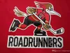 24S Tucson Roadrunners Red White ice Hockey Jersey 남성 자수 스티치 숫자 및 이름 유니폼 사용자 정의