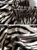 SURMIITRO Otoño Invierno Terciopelo Zebra Pantalones de pierna ancha larga Mujeres sueltas Estilo coreano Longitud del piso Pantalones de cintura alta Mujer 210915