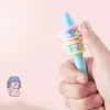 Gel Pens Cute Kids Funny Rotating Kawaii Spinning Gaming Pen For Boy Girl Writing Toy Macaron Pink Stationery School Supplies