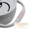 실리콘 접이식 스낵 컵 접을 수있는 여행 컵 뚜껑과 손잡이 재사용 가능한 스낵 머그잔 컵 피크닉 간식 컵 CC0661