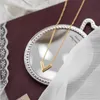 Never Fading 3 Colors Stainless Steel Gold Necklace V Letter Pendant Classic Style Designer Necklaces Love Women Jewelry WholesaleXJ92{category}XJ92XJ92