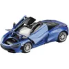 Modèles de voitures moulés sous pression 132 McLaren 720S Spider Supercar alliage voiture de sport édition limitée métal Collection modèle de voiture anniversaire pour enfants 3551037