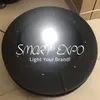 LED inflável pode réplica tipo rotativo dia0.8xh1.6m com ventilador de base iluminado impressão logotipo personalizado