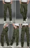Men's Pants Cargo Multi Pocket Casual Tactical For Outdoor Sports Straight Loose Large Size Military