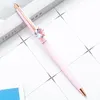 2022 Nuovo Diamond Ballpoint Pen Penning pubblicitario Firma della penna in metallo 8 Colore Insegnante Insegnante Office Regalo per la scrittura della scuola