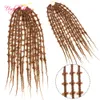 18 Pouces Papillon Boîte Tresses Doux Crochet Cheveux Braing Cheveux Synthétique Papillon Locs Faux Twist 3x Boîte Cheveux pour Femmes Noires