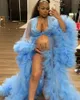 Women039s Sleepwear Unique Prom Dresses Custom Made Tulle Maternity Robes Women Poshoot Evening Gowns Fluffy Tiered Robe Formal4458089