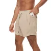 Shorts pour hommes hommes Gym musculation vêtements de sport hommes sport cinq points pantalon droit couleur unie en plein air Fitness Jogging décontracté