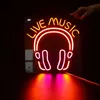 Özel 3D Neon Beer Sign Coffee Açık Şerefe Gitar Şekil Işıkları Kapalı Gece Işığı XMS Bar Partisi Odası Ev Dekor272c