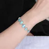 Fascino dei gioielli in argento sterling 925 geometrico Larimar donna braccialetto 2021 tutta la moda per il regalo braccialetto alla moda del partito