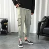 2021 nuovi pantaloni cargo Hip Hop moda uomo Harajuku Harem Pant nero streetwear pantaloni pantaloni sportivi multi-tasca pantaloni casual da uomo Y0927