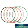 5 PC Ze Stali Nierdzewnej Drutu Kabel Kabel Kabel Kabel Klucz Keyring 5 Kolory Kluczowe Pierścienie Łańcuch Kobiety Mężczyźni Biżuteria Cena Fabryczna Ekspert Projekt Jakość Najnowszy Styl Original