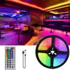 Striscia LED 5M / 10M RGB USB 5050 SMD LED Luci Controller a 44 tasti Strisce luminose con telecomando Desktop Holiday Wall Room Retroilluminazione TV